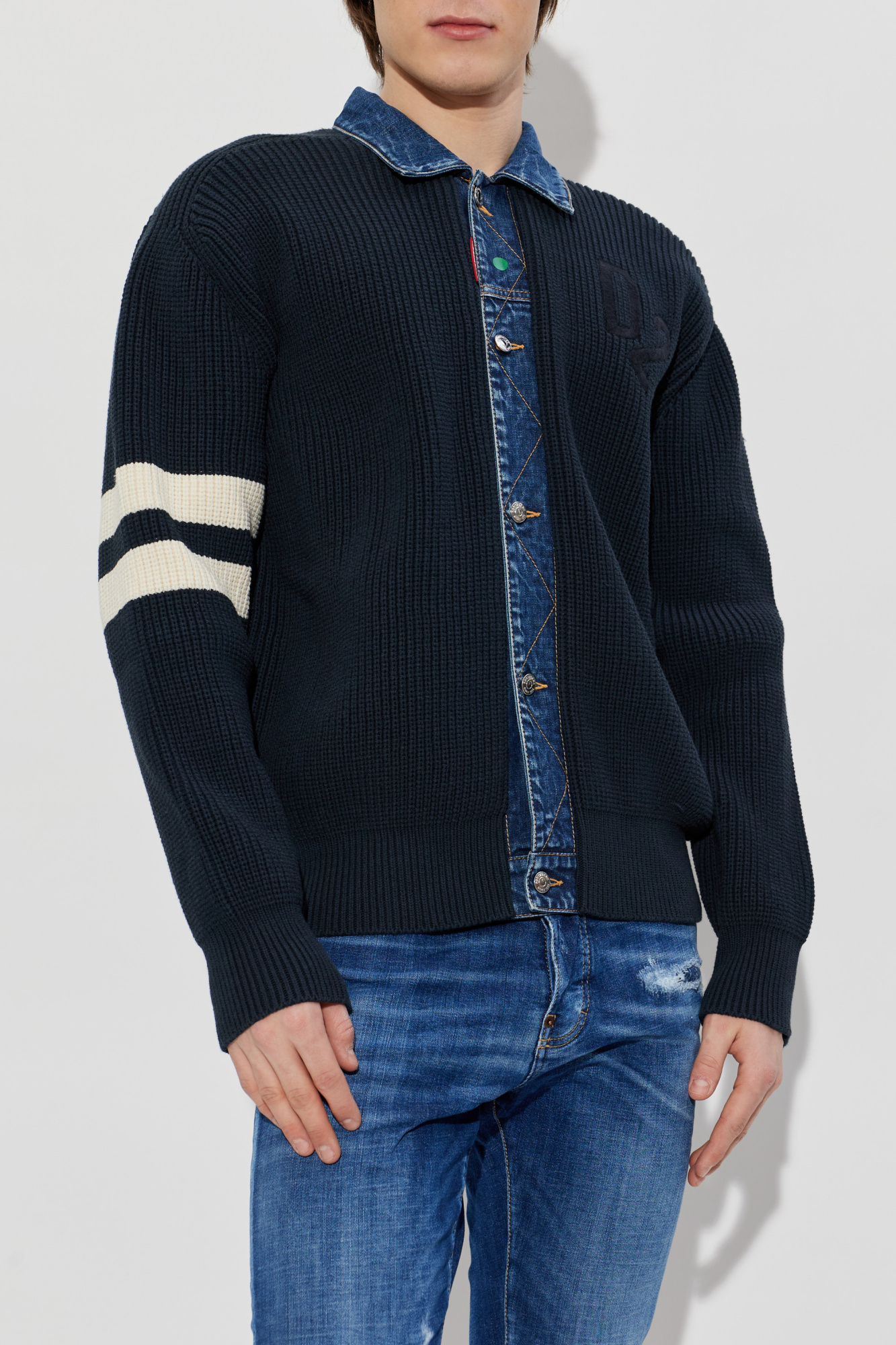 Dsquared2 Cardigan with logo | Men's | Vitkac